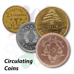 Circulating Lebanon Coins